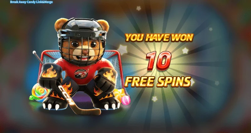Break Away Candy - x10 multiplikator på det sidste spin i bonussen